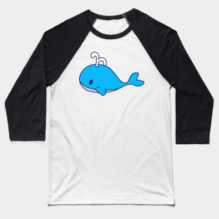 Cute Whale Baseball T-Shirt